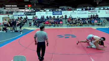 217 lbs 1st Place Match - Joseph Figueroa, Salpointe Catholic High School vs Robert Ibarra, Santa Cruz Valley Union High School