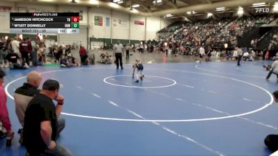 49 lbs Semifinal - Wyatt Donnelly, HAWK vs Jameson Hitchcock, Top Notch