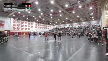 132 lbs Champ. Round 1 - Anthony Velotta, Strongsville vs Landon Rusnak, Perry