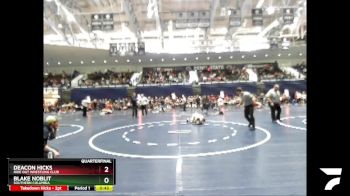 80 lbs Quarterfinal - Blake Noblit, Southern Columbia vs Deacon Hicks, Ride Out Wrestling Club