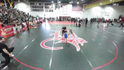 38-47 lbs Round 2 - Mila Lopez, So Cal Hammers vs Rocco Camarena, So Cal Hammers