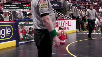 145 lbs First Round - Dominic Ramos, Souderton vs Ian Longenberger, Boiling Springs