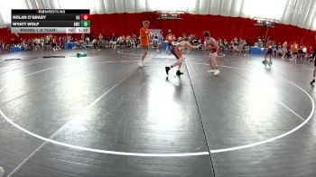 132 lbs Round 1 (8 Team) - Wyatt Wolf, Savannah-Maysville B vs Nolan O`Grady, Oswego