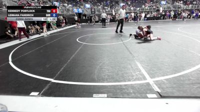 88.6-95 lbs Consolation - Kennedy Portlock, Trailhands Wrestling Club vs Leimana Fandrich, Darkhorse WC