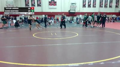 174 lbs Cons. Round 5 - Kaden Martinez, Cal Poly Humboldt vs Wylee Lindeen, Eastern Oregon University (OR)