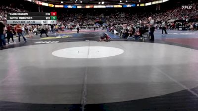 3A 126 lbs Cons. Round 3 - Mitch Mumford, West Side vs Luke Nelson, Clearwater Valley