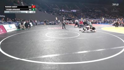 6A Boys 138 lbs Quarterfinal - Parker Abbot, Clackamas Boys vs Ryder Sprague, West Linn Boys