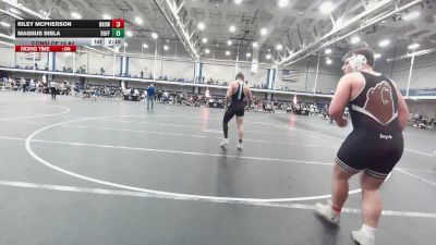 285 lbs Consi Of 16 #2 - Riley McPherson, Brown vs Magnus Bibla, Buffalo