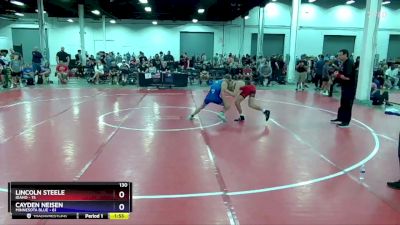 130 lbs Round 1 (16 Team) - Lincoln Steele, Idaho vs Cayden Neisen, Minnesota Blue