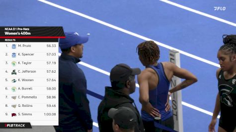 Women's 400m, Finals 3