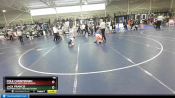 88 lbs Round 1 - Cole Christensen, Sanderson Wrestling Academy vs Jack Francis, Southern Idaho Training Center