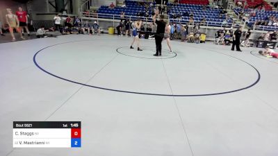 120 lbs Cons 32 #2 - Cael Staggs, NV vs Vincent Mastrianni, NY