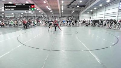 165 lbs Consi Of 8 #2 - Ariana Blanc, FL vs Emma Yopp, NC