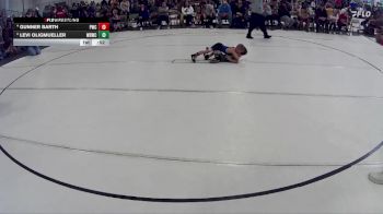 20 lbs Quarterfinal - Levi Oligmueller, Wisner Rec Wrestling Club vs Gunner Barth, Palmyra Wrestling Club