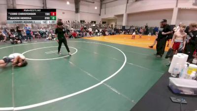 80 lbs Champ. Round 1 - Cord Christensen, Texas Elite Wrestling Club vs Mason Heredia, Randall Youth Wrestling Club