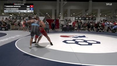 125 lbs Cons. Round 2 - Preston Shorter, Southwest Acedemy vs John Domencic, RAW/UMO