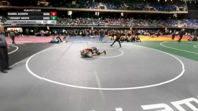 5A 150 lbs 3rd Place Match - Johnny White, Dallas Samuell vs Daniel Acosta, Canyon Randall