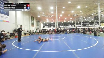 118 lbs Rr Rnd 2 - Vivianne Moyer, Journeymen Wrestling - Girls vs Kylee Trostle, Kraken Blue - Girls