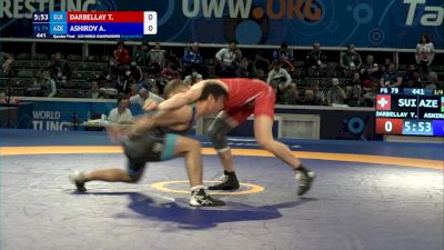 79 kg Quarterfinal - Tanguy Darbellay, Sui vs Ashraf Ashirov, Aze