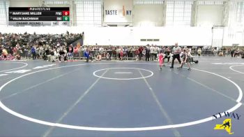 58 lbs Champ. Round 1 - MaryJane Miller, Penn Yan Wrestling Club vs Valin Bachman, Barker/Royhart Wrestling Club