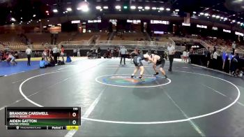 195 lbs Champ. Round 2 - Branson Carswell, Dobyns Bennett vs Aiden Gatton, Winter Springs