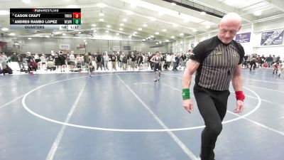 113 lbs Quarters - Andres Rambo Lopez, WLV Wrestling vs Cason Craft, Threestyle Wrestling Of Oklahoma