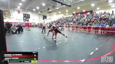 145 lbs Champ. Round 1 - Joshua Valdez, Servite vs Dominic Gutierrez, Segerstrom