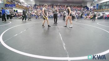 110-120 lbs Semifinal - Juliette Abolhosn, D3 Wrestling Cluib vs Serenity Grace Hall, Tecumseh Youth Wrestling