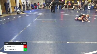 56 lbs Round Of 32 - Domenick Wallner, Wheeling WC vs Kayden Thompson, Tri-State Hammers