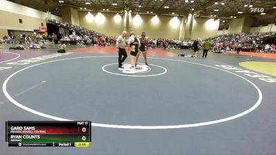 215 lbs Cons. Round 1 - Ryan Counts, Neosho vs Garo Sams, Francis Howell Central