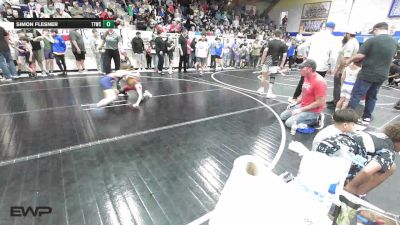 67 lbs Rr Rnd 1 - Alex Morgan, Fort Gibson Youth Wrestling vs Simon Flesner, Team Tulsa Wrestling Club