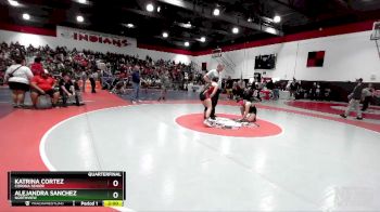 Quarterfinal - Alejandra Sanchez, Northview vs Katrina Cortez, Corona Senior
