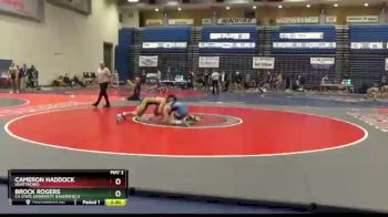 157 lbs Semifinal - Cameron Haddock, Unattached vs Brock Rogers, CA State University Bakersfield