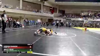 102 lbs Placement (4 Team) - Jordan Rannow, HLWW vs Bryce Mead, NLS (New London/Spicer)