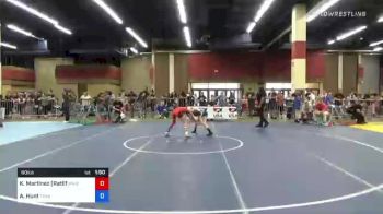 80 lbs Rr Rnd 1 - Krislynn Martinez (Ratliff), Maize Wrestling Club vs Addison Hunt, Texas Takedown Academy
