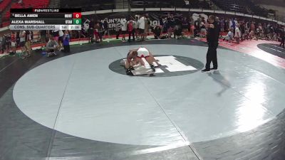 120 lbs Cons. Sub-quarters - Bella Amen, Montana vs Alexa Marshall, Utah