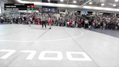 190 lbs Semifinal - Mary Katoa, West vs Abigail Woods, Duchesne