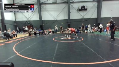 Junior Boys FS - 190 lbs Cons. Round 6 - Simon Jarrell, WA vs Marko Dzodzo, CA