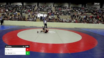 75-80 lbs Rr Rnd 1 - Shiro Ito, Lassiter Jr Trojans Wrestling Club vs Micah Daniel, Rabbit Wrestling Club