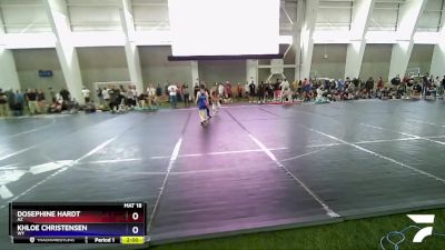 75 lbs Quarterfinal - Dosephine Hardt, AZ vs Khloe Christensen, WY