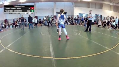 105 lbs Cons. Round 2 - Sawyer Williams, 84 Athletes vs Jackson Newberry, Rural Retreat