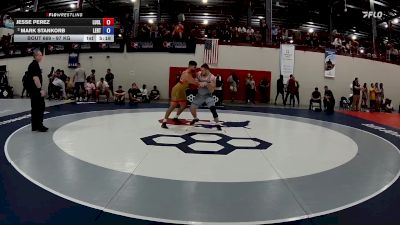 97 kg Champ. Round 2 - Jesse Perez, Life U Club Lucha Wrestling vs Mark Stankorb, Lake Erie Regional Training Center