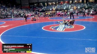 6A-113 lbs Semifinal - Isaac Hoshide, Lassiter H.S. vs Malachi Kahele-Carranco, Jackson County