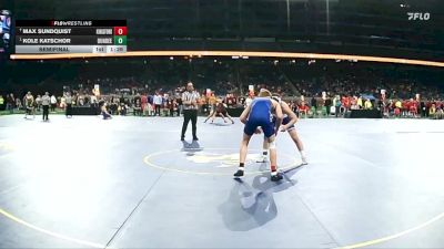 D3-175 lbs Semifinal - Kole Katschor, Dundee vs Max Sundquist, Kingsford HS