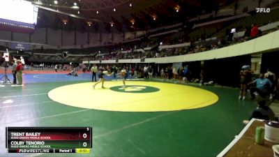 Rookie 6-8 135 Round 2 - Trent Bailey, Hugo Owens Middle School vs Colby Tenorio, Hugo Owens Middle School