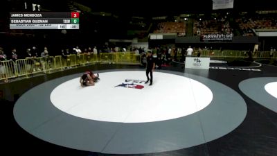 132 lbs Cons. Sub-semis - Sebastian Guzman, Team So Cal Wrestling Club vs James Mendoza