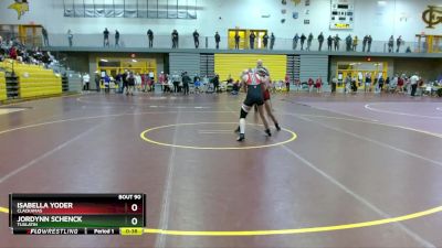 125 lbs Cons. Round 2 - Jordynn Schenck, Tualatin vs Isabella Yoder, Clackamas