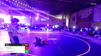 54 lbs Quarterfinal - Phoenix Chavez, Gering WC vs Alaina Saavedra, Top Rank Hammers