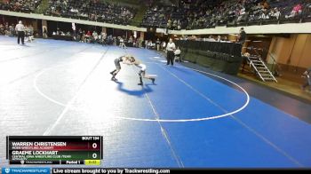 67 lbs Cons. Round 1 - Warren Christensen, Moen Wrestling Academy vs Graeme Lockhart, Central Iowa Wrestling Club /Team Intensity
