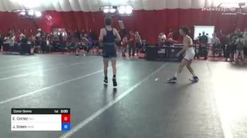 48 kg Consolation - Elijah Cortez, California vs Johnny Green, Arsenal Wrestling Club